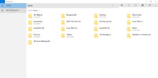 UWP File Explorer