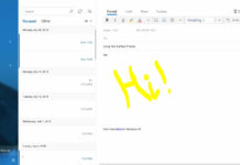 Windows 10 Mail app update