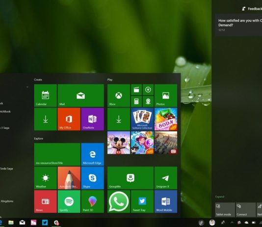 Windows 10 desktop update