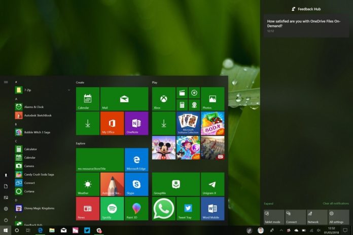 Windows 10 desktop update