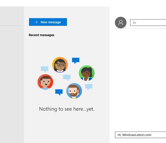 Your Phone messages feature