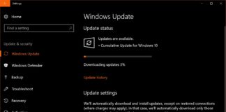 Cumulative update for Windows 10