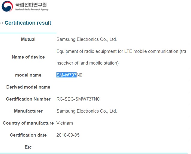 Galaxy Book 2 certification