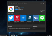 Google app in Store