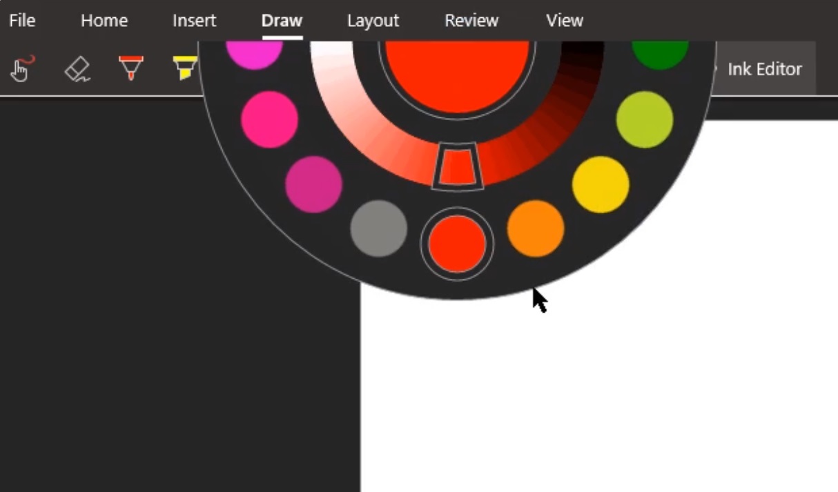 MS Word color picker