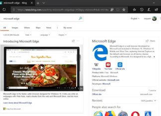 Microsoft Edge on Windows 10