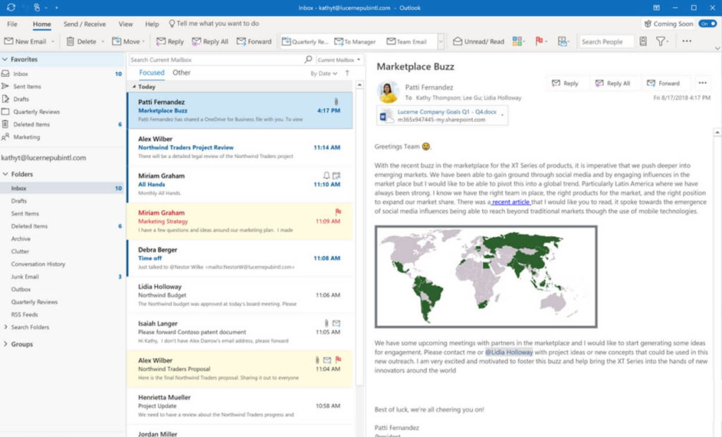 Outlook for Windows is getting a major UI overhaul in latest update
