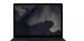 Surface Laptop black color leak