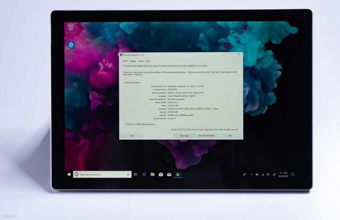 Surface Pro 6 specs