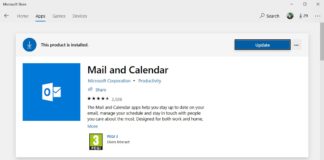 Windows 10 Mail app