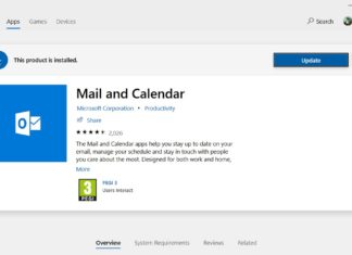 Windows 10 Mail app