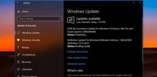 Windows 10 updates