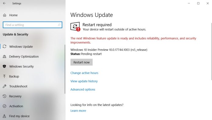 Windows Insider builds