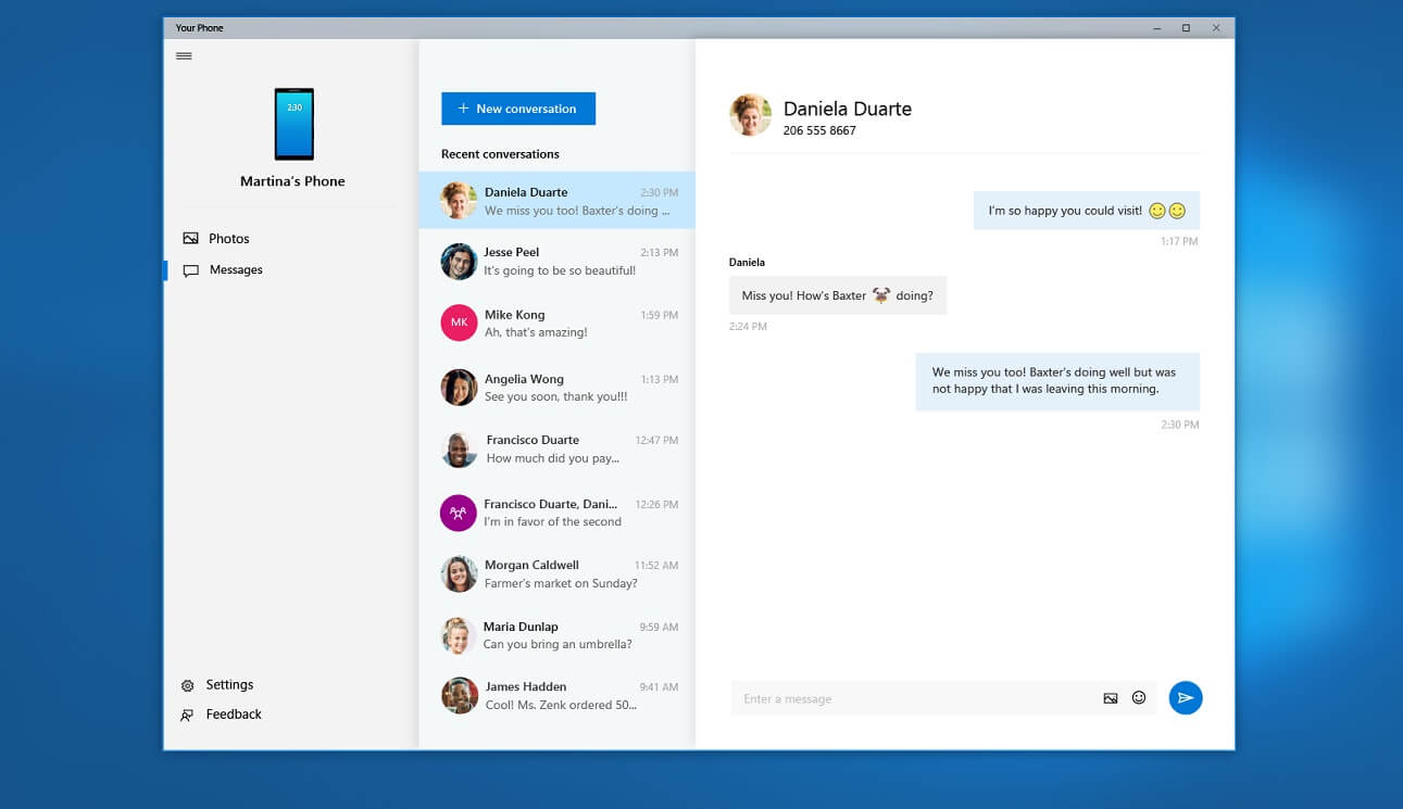 Microsoft announces Your Phone app for Windows 10 your phone app download