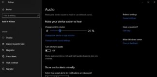 Audio in Windows 10