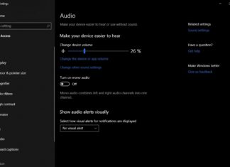Audio in Windows 10