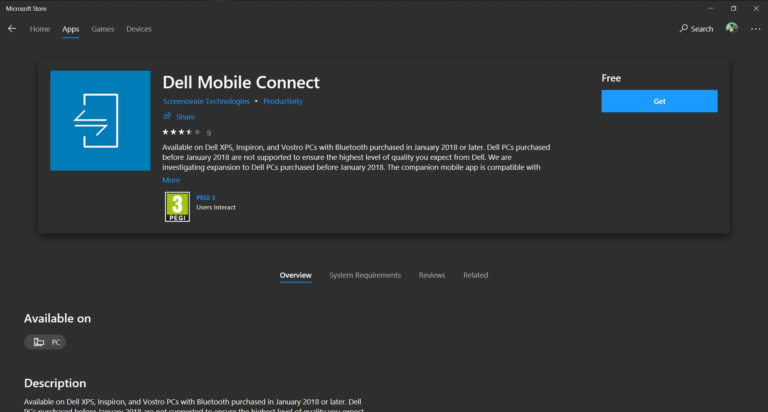 dell mobile connect download windows 11