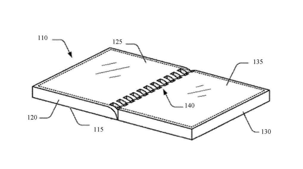 Microsoft paent for foldable display