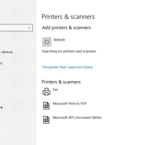 Printer drivers Windows 10