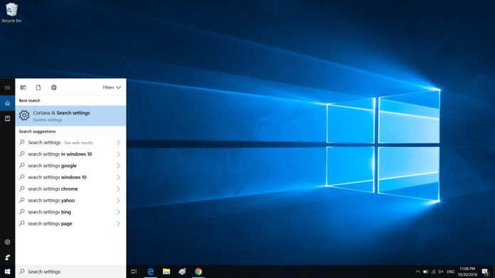 Search in Windows 10