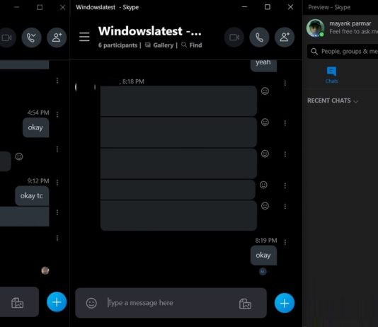 Skype for Windows 10
