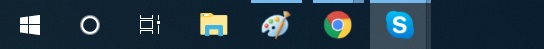 Skype taskbar