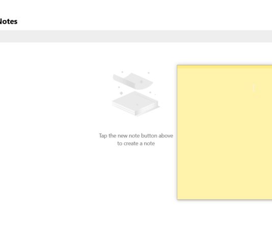 Sticky Notes app