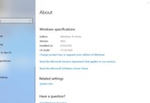 Windows 10 October 2018 Update system requirements