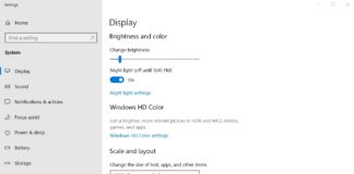 Windows 10 brightness control