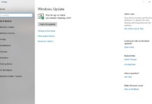 Windows 10 update check