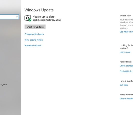 Windows 10 update check