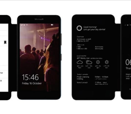 Microsoft Research doc shows off Windows Phone with e-ink display cover