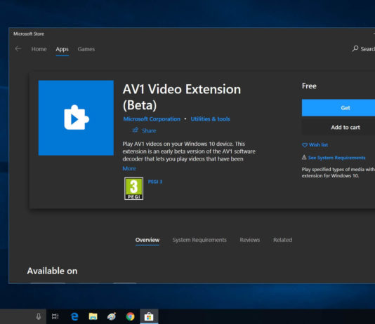 Microsoft brings AV1 Video Codec support to Windows 10