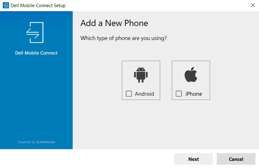 Dell Mobile Connect Setup