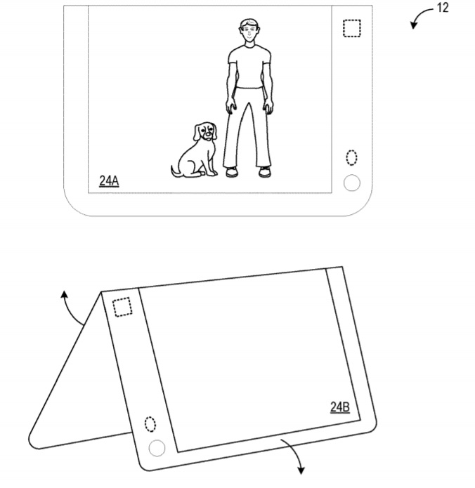 Foldable phones with apps