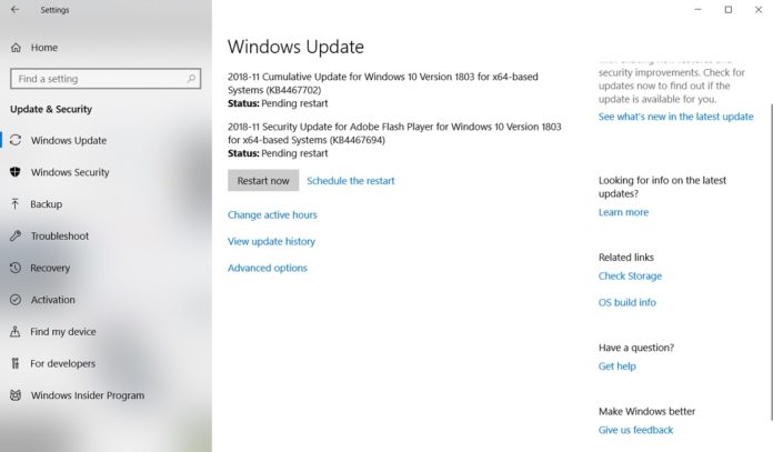 KB4467702 for Windows 10