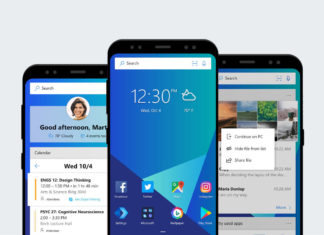 Microsoft Launcher app