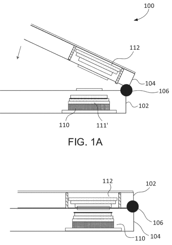 Microsoft patent for dual camera device