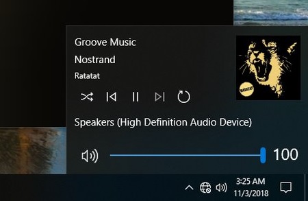 Volume Controls in Windows 10