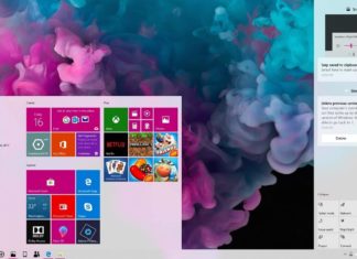 Windows 10 Action Center light look