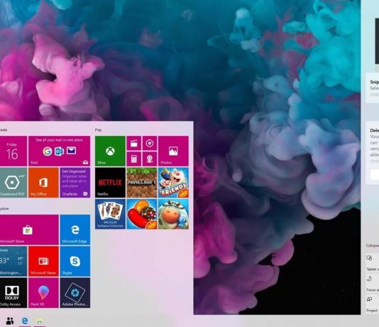 Windows 10 Action Center light look