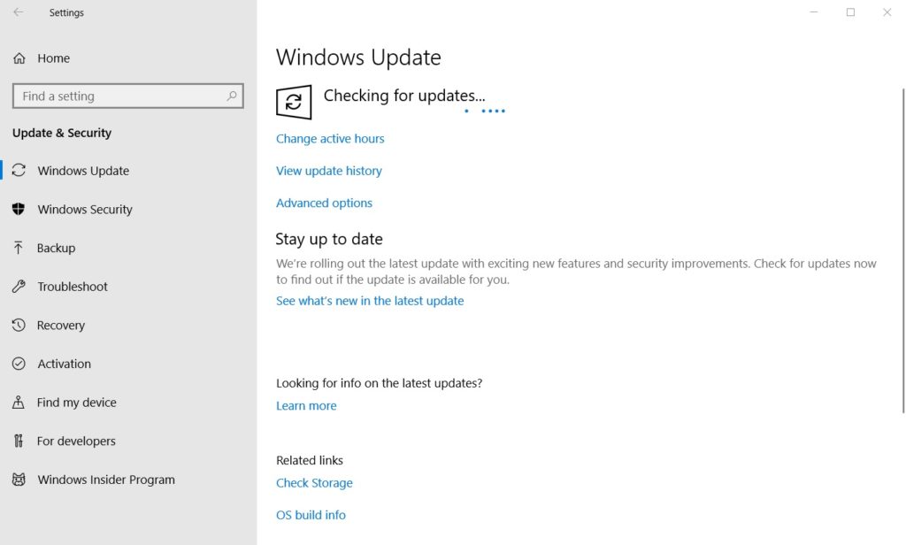 Windows 10 Build 17763.167