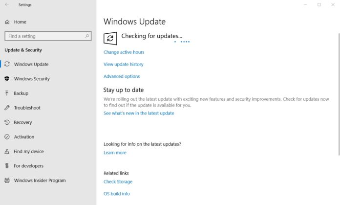 Windows 10 Build 17763.167