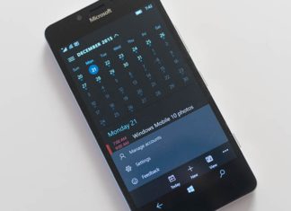 Windows 10 Mobile Calendar app