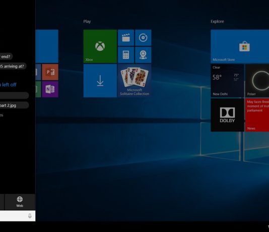 Closer look at Windows 10’s rumoured new Search experience, volume flyout Windows 10 and Cortana