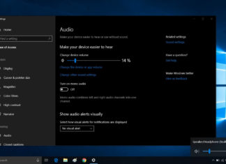 Windows 10 volume system