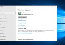 Windows Update check
