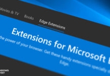 Microsoft Edge extensions