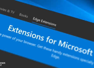 Microsoft Edge extensions