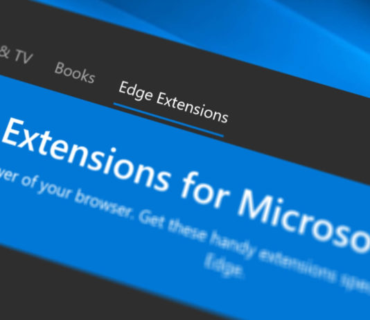 Microsoft Edge extensions